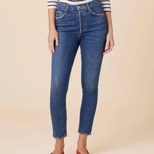 Agolde straight leg leans